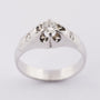White gold ring with 3 diamonds