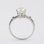 Wit gouden solitair ring met briljant 2.05 ct.