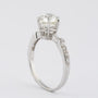 Wit gouden solitair ring met briljant 2.05 ct.