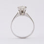Wit gouden solitair ring met  briljant (0.59 ct.)