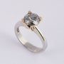 white/yellow gold solitaire ring with a 2.34 ct brilliant.