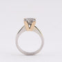 white/yellow gold solitaire ring with a 2.34 ct brilliant.