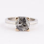 white/yellow gold solitaire ring with a 2.34 ct brilliant.