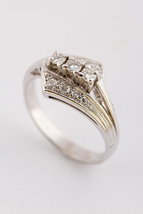 Slagring met briljanten en diamanten