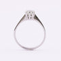 18 carat white gold solitaire ring