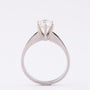 Wit gouden solitair ring met briljant (1.01 ct.)
