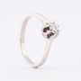 Wit gouden solitair ring (0.25ct)