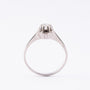 Wit gouden solitair ring (0.25ct)