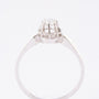 White gold solitaire ring with a brilliant of approx. 0.24 ct.