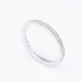 White gold alliance ring with 53 diamonds