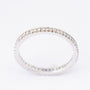 White gold alliance ring with 53 diamonds