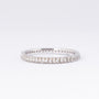 White gold alliance ring with 53 diamonds