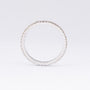 White gold alliance ring with 53 diamonds
