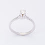 Wit gouden solitair ring met een briljant van 0.16 ct.