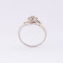 White gold ring with brilliant cut diamonds
