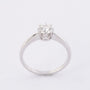 White gold solitaire ring with a brilliant (0.50 ct.)