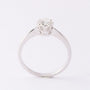 White gold solitaire ring with a brilliant (0.50 ct.)