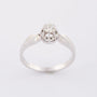White gold solitaire ring with a brilliant of approx. 0.18 ct.