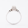 White gold solitaire ring with a brilliant of approx. 0.18 ct.
