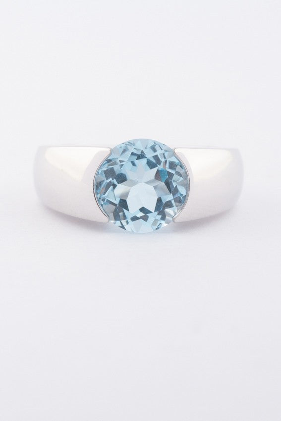 Wit gouden ring met wisselstenen