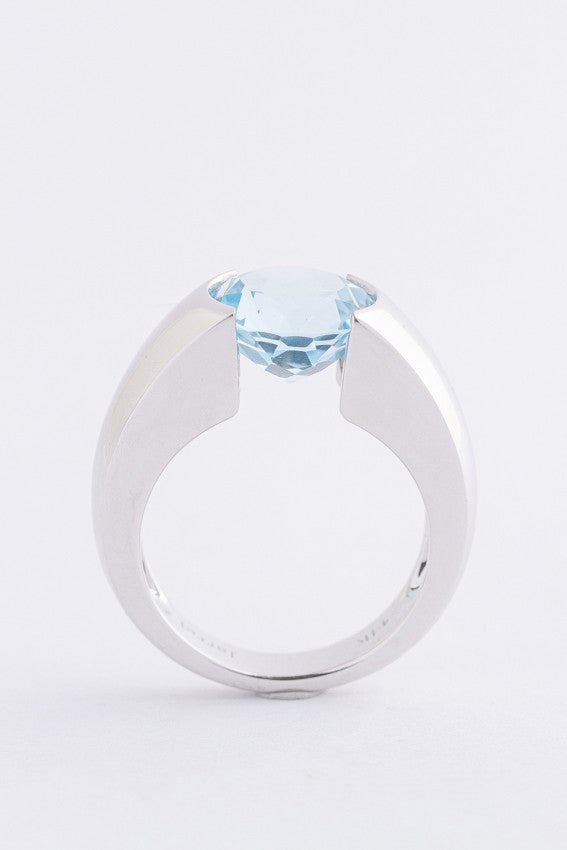 Wit gouden ring met wisselstenen