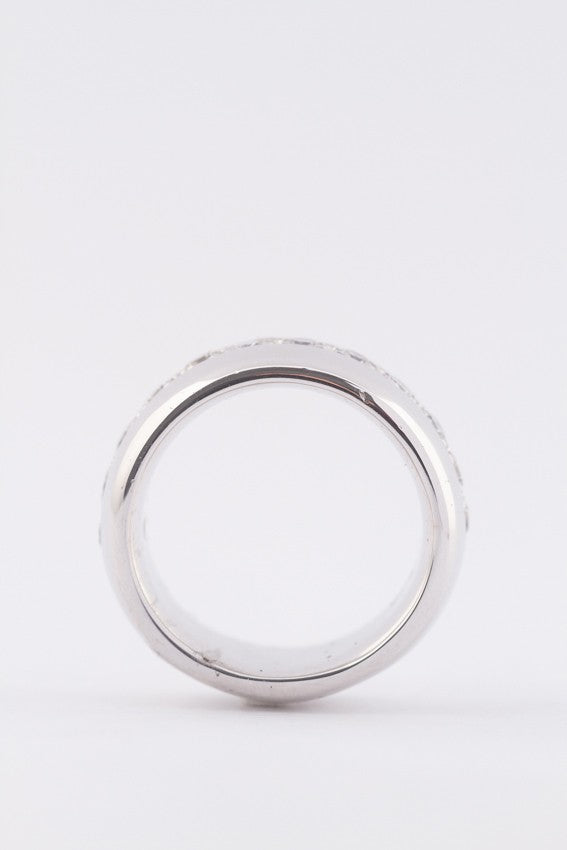 Wit gouden ring met briljanten