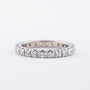 white gold alliance ring with 24 diamonds