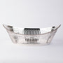 Old silver bread basket