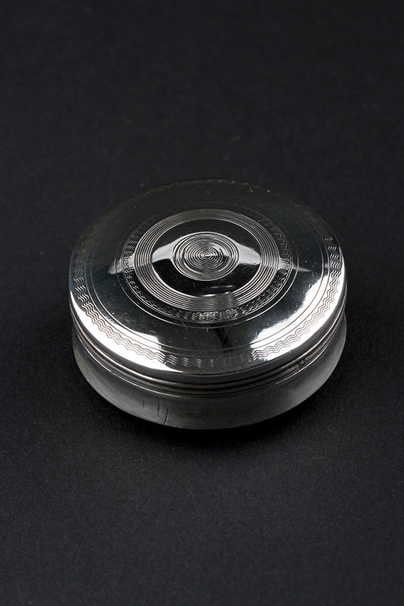 Antiek zilveren pepermunt doosje