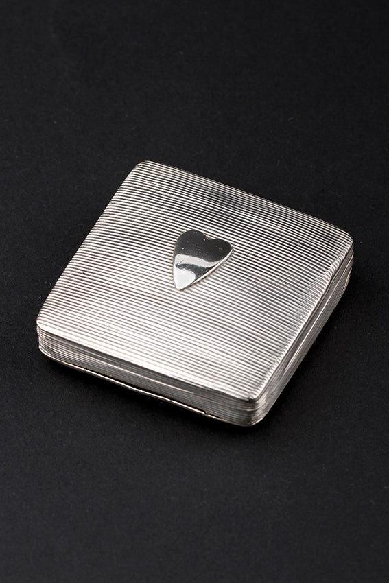 Antique silver peppermint box