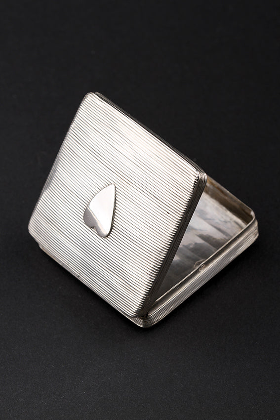 Antique silver peppermint box