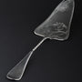Antique silver cake server