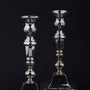 Silver candlesticks