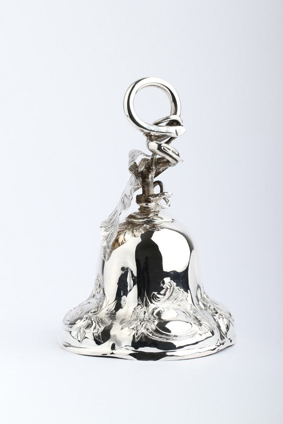 Antique silver table bell
