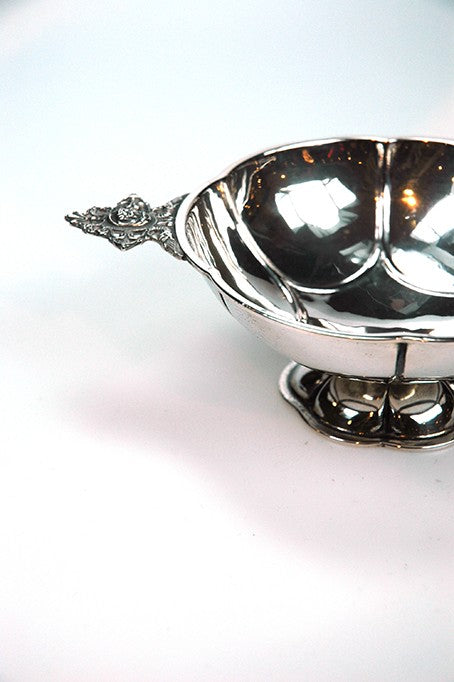 Silver brandy bowl