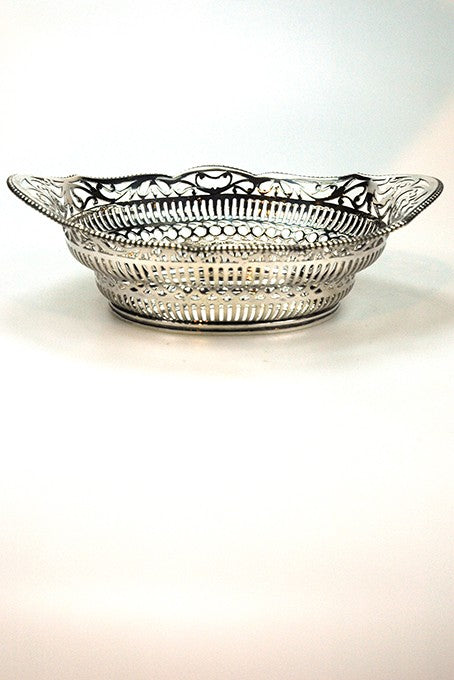 Silver bonbon basket