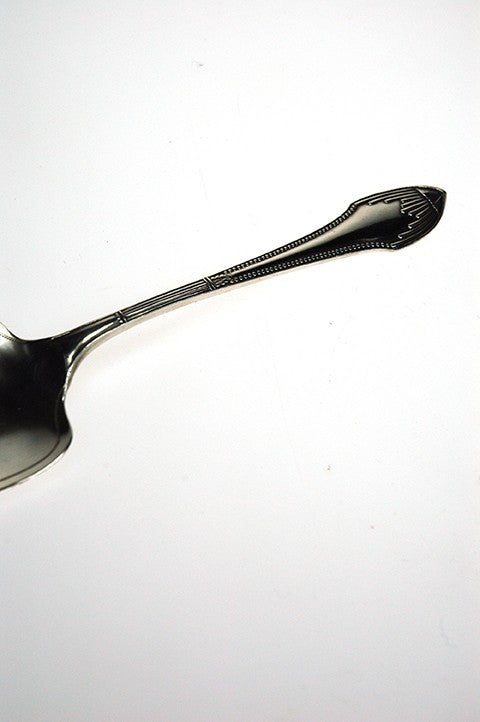 Antieke zilveren taartschep