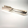 Antique silver asparagus tongs