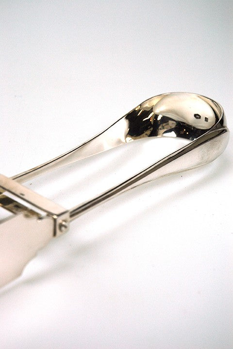 Antique silver asparagus tongs