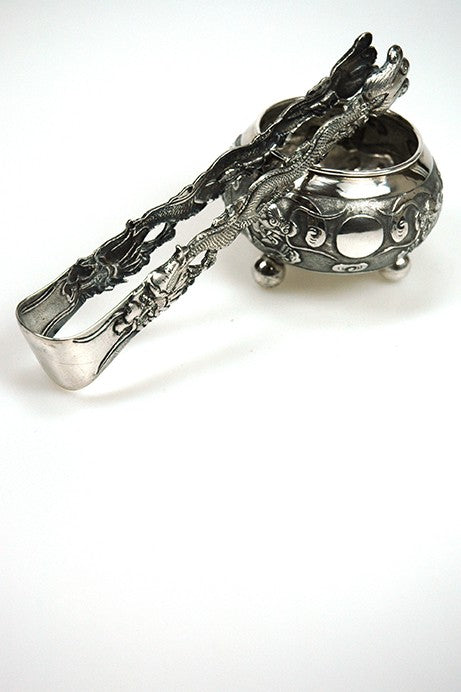 Antique silver Cantonese bowl