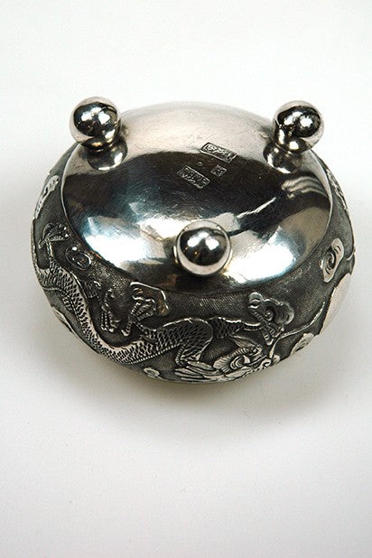 Antique silver Cantonese bowl