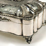 Silver decorated decorative box