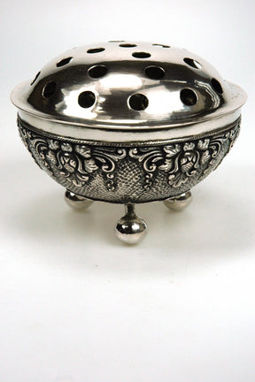 Antique silver rose bowl