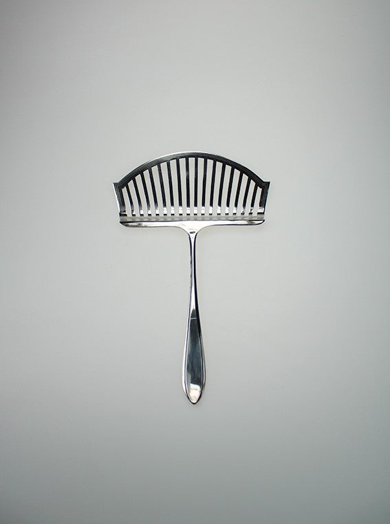 Silver asparagus scoop
